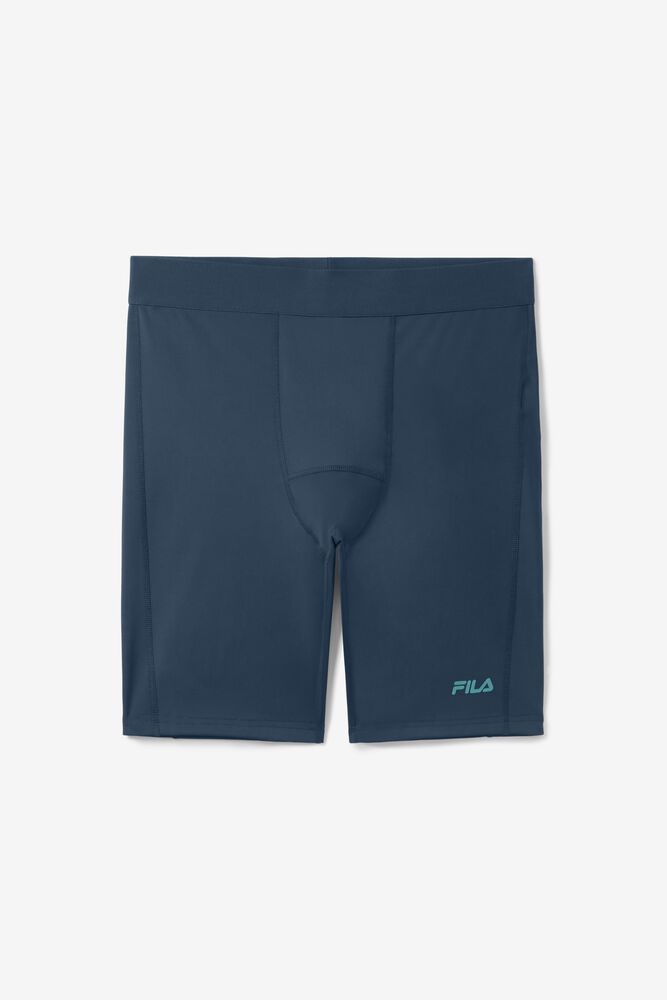 Fila Marathon Compression Navy Shorts Mens - NZ 57430-YHUR